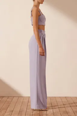 Shona Joy Irena Corded Bustier in Lavender Size 8 for rent on The Volte - image 2