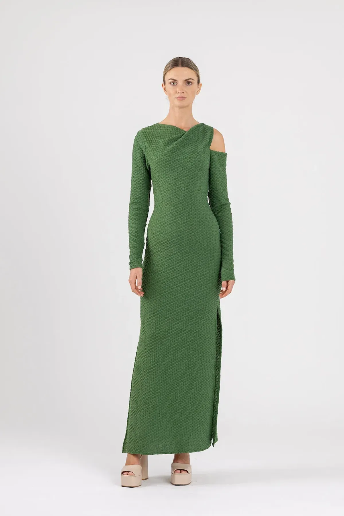 One Fell Swoop Faith Maxi Dress In Forrest Size 12 - Image 1