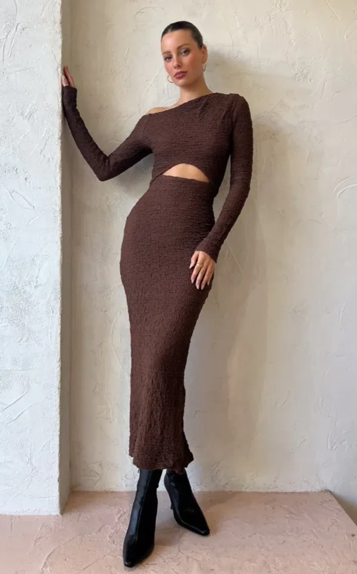 Sovere Overcast Dress In Carob Size 10 - Image 2