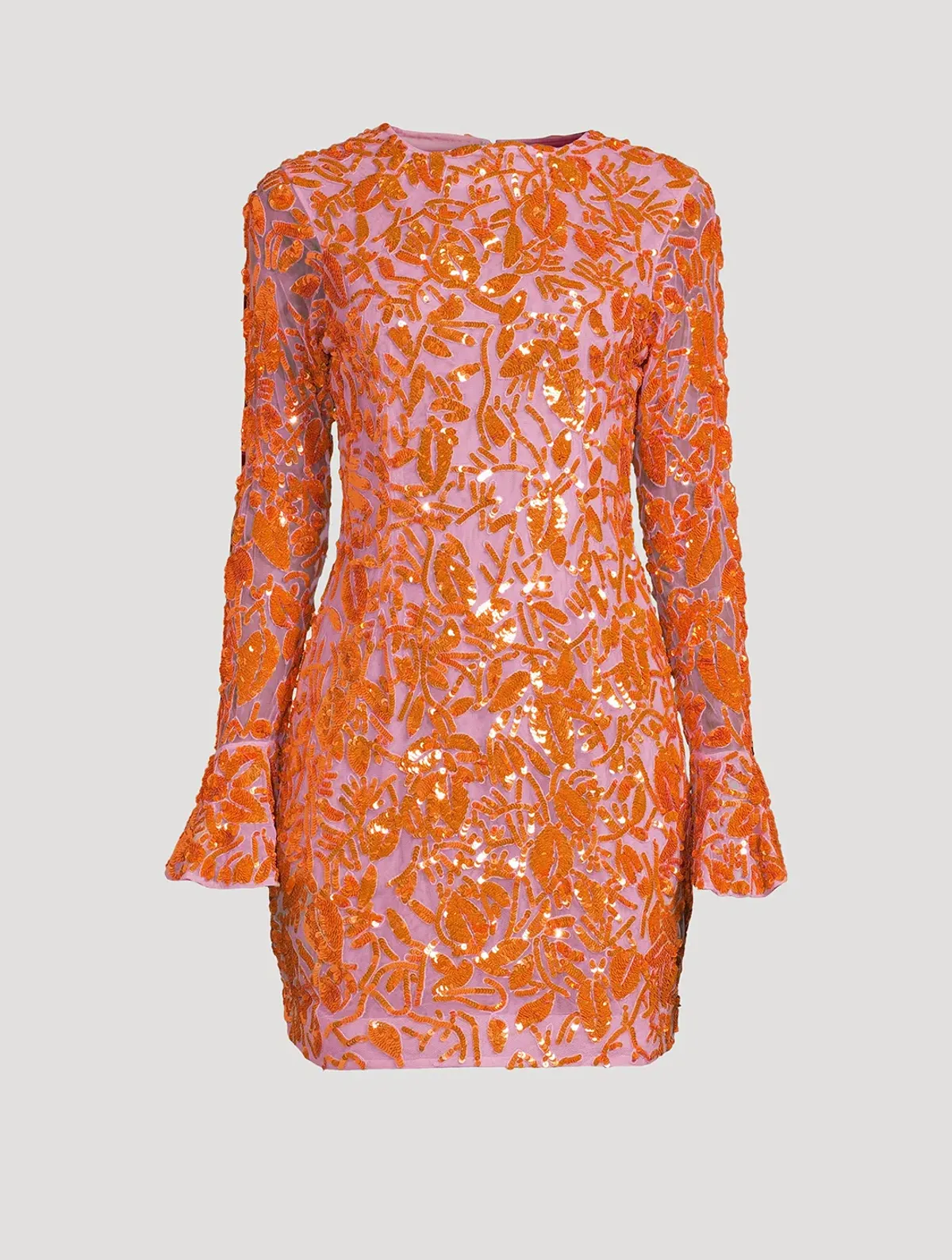 Rachel Gilbert Lupita Mini Orange/Pink Size 14 - Image 4