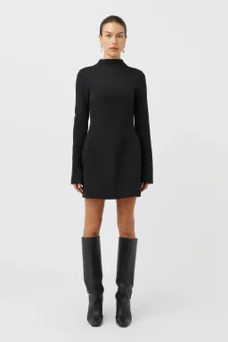 Camilla and Marc Gordon Mini Dress Black Size 6  for rent on The Volte - image 1