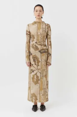 Camilla and Marc Khya Printed Midi Dress Print Size 8 / AU 8-10 for rent on The Volte - image 1