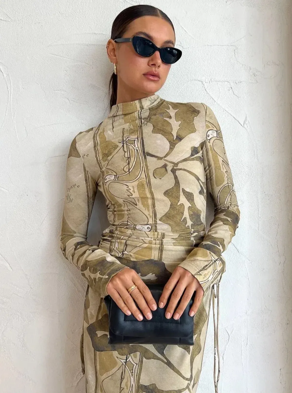 Camilla and Marc Khya Printed Midi Dress Print Size 8 / AU 8-10 - Image 3