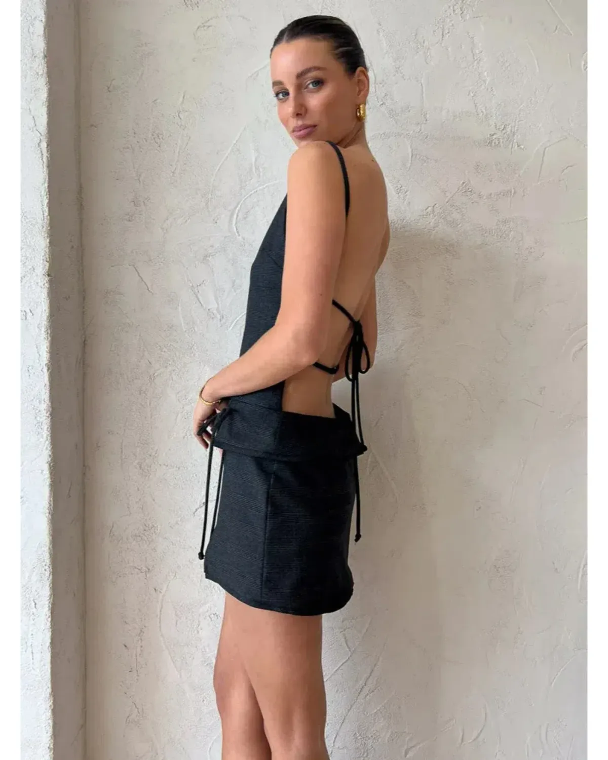 Bec & Bridge Tali Belted Dress in Check Size AU 8 - Image 2