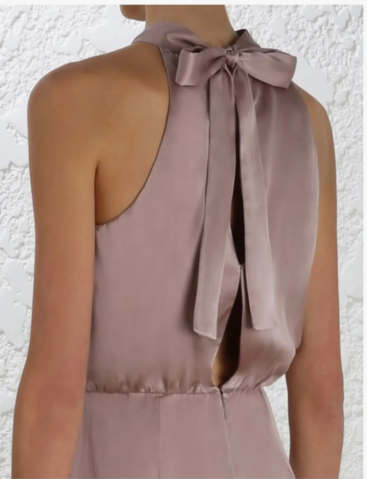 Zimmermann Sueded Picnic Dress Mink Size 2 /AU 12 - Image 4