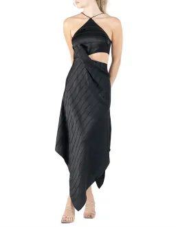 One Fell Swoop Viola Midi Dress Black Size 10 for rent on The Volte - image 1