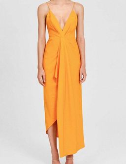 Significant Other Gold Dust Dress Sunrise Orange Size 10 for rent on The Volte - image 1
