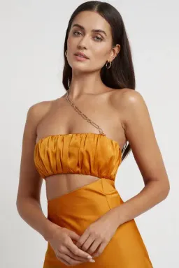 Lexi the Label Talia Dress in Honey Size 8 for rent on The Volte - image 2