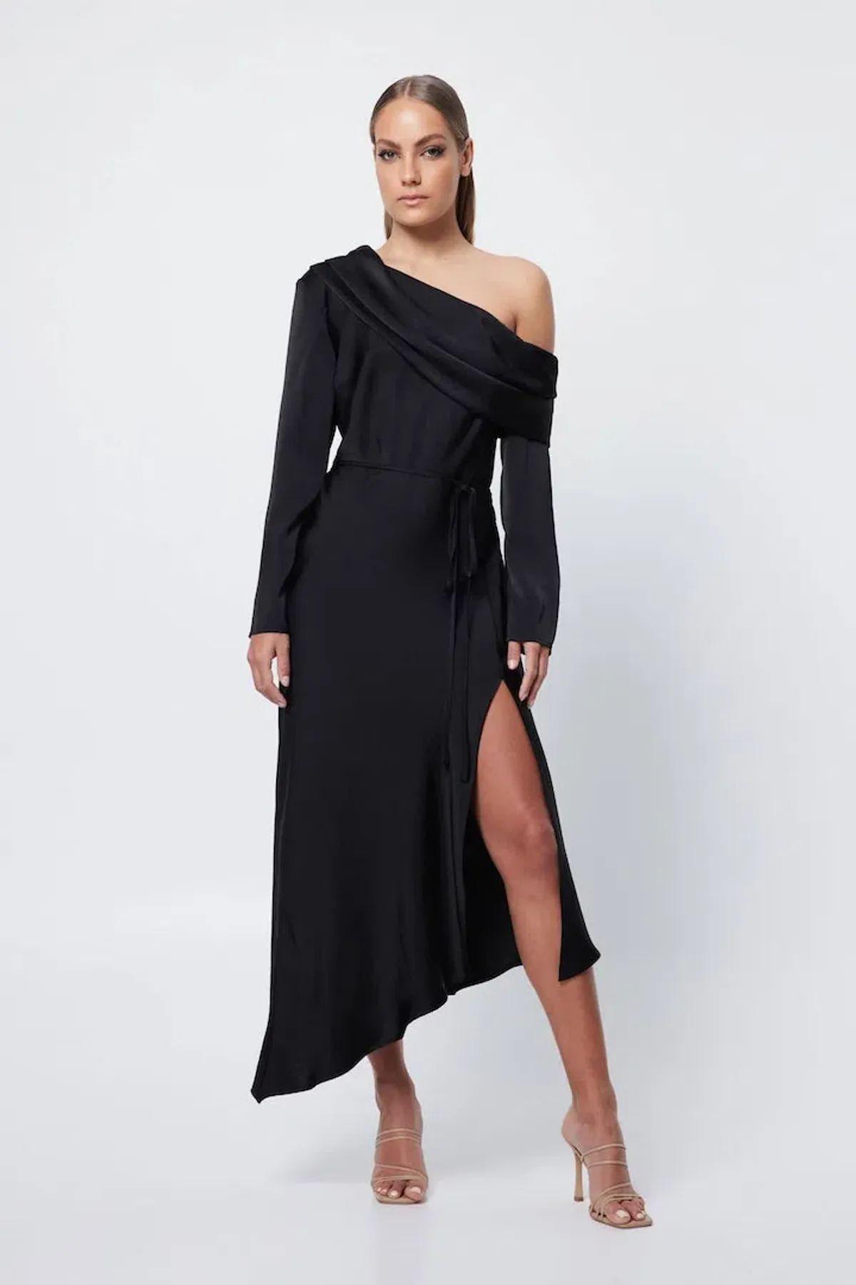 Mossman Two Souls Midi Dress Black Size 8 - Image 1