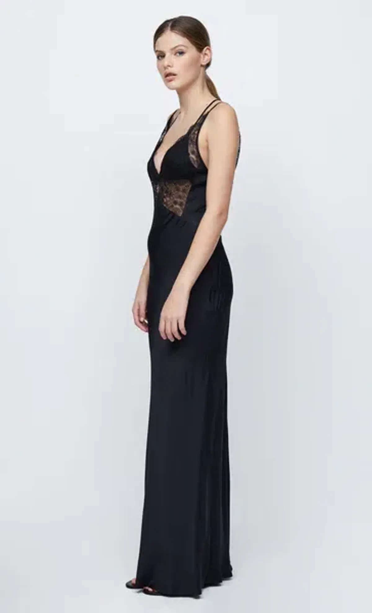 Bec & Bridge Lucille Lace Maxi Dress Black Size 12 - Image 3