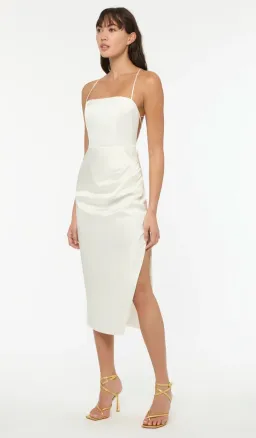 Manning Cartell Miami Heat Midi Backless Dress White Size 4 for rent on The Volte - image 3
