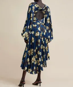 Acler Palms Dress Navy Blue Size AU 6 for rent on The Volte - image 2