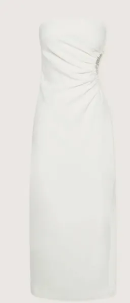 By Johnny Selena Strapless Dress White Size AU 10 for rent on The Volte - image 4