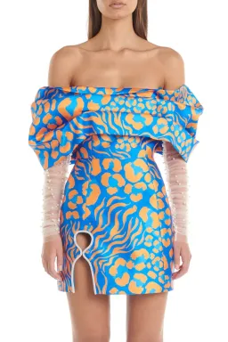Eliya The Label Lola Mini Dress Print Size S / AU 8 for rent on The Volte - image 2