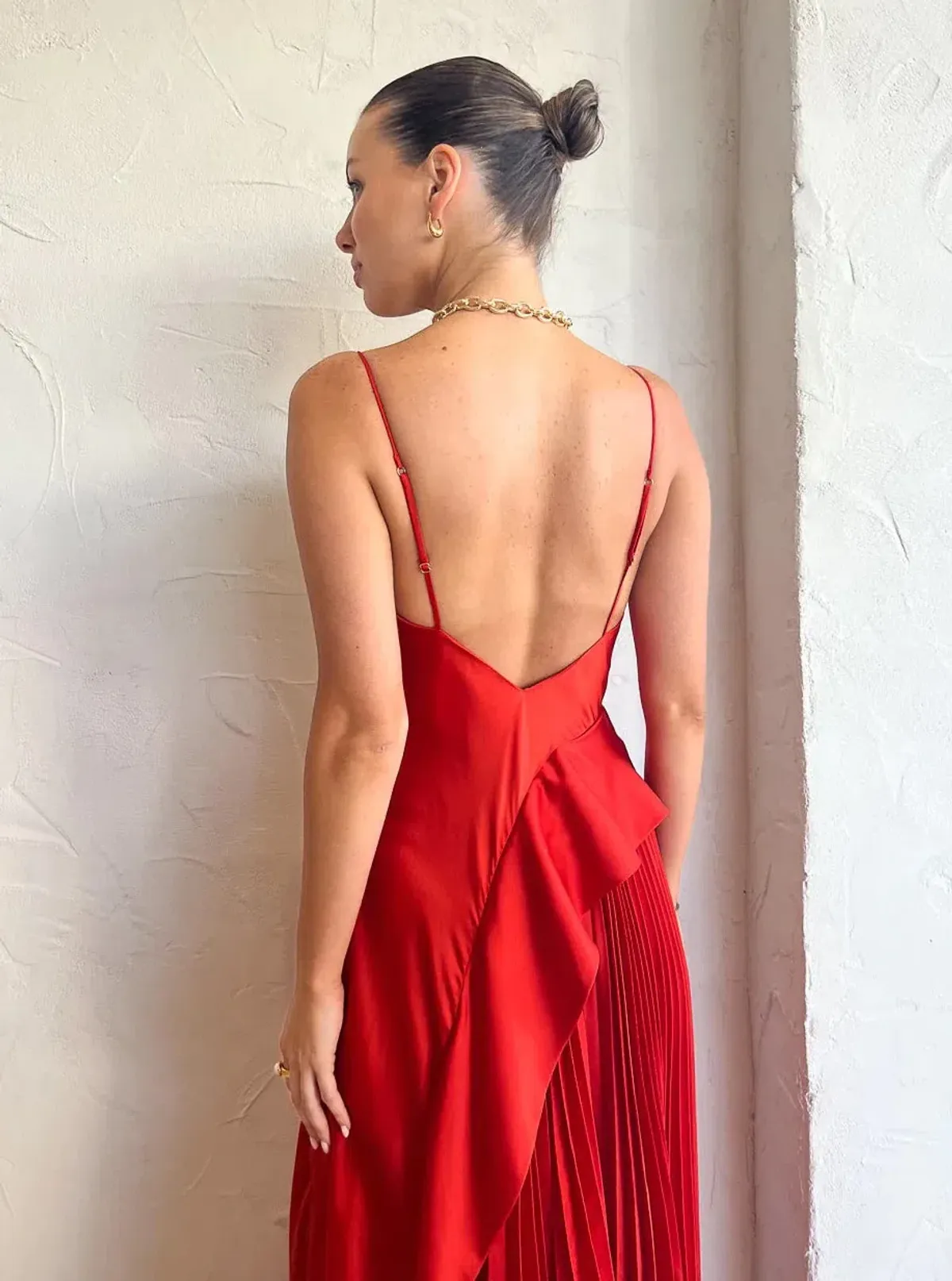 Acler OSullivan Dress in Scarlet Size 10 - Image 3