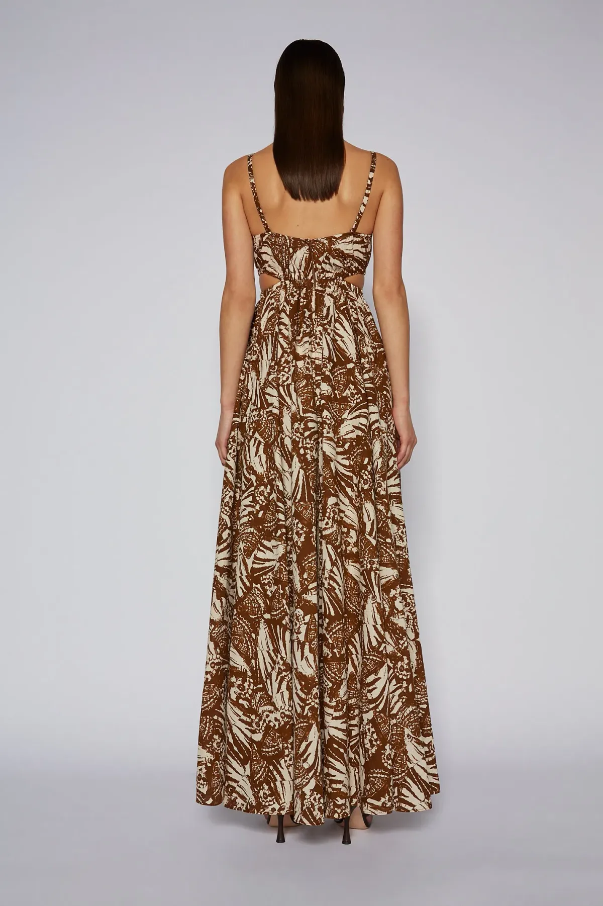 Scanlan Theodore Butterfly Dragon Dress Chocolate Size 10 - Image 2