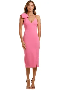 Rebecca Vallance Love Bow Dress Pink Size 6 for rent on The Volte - image 1