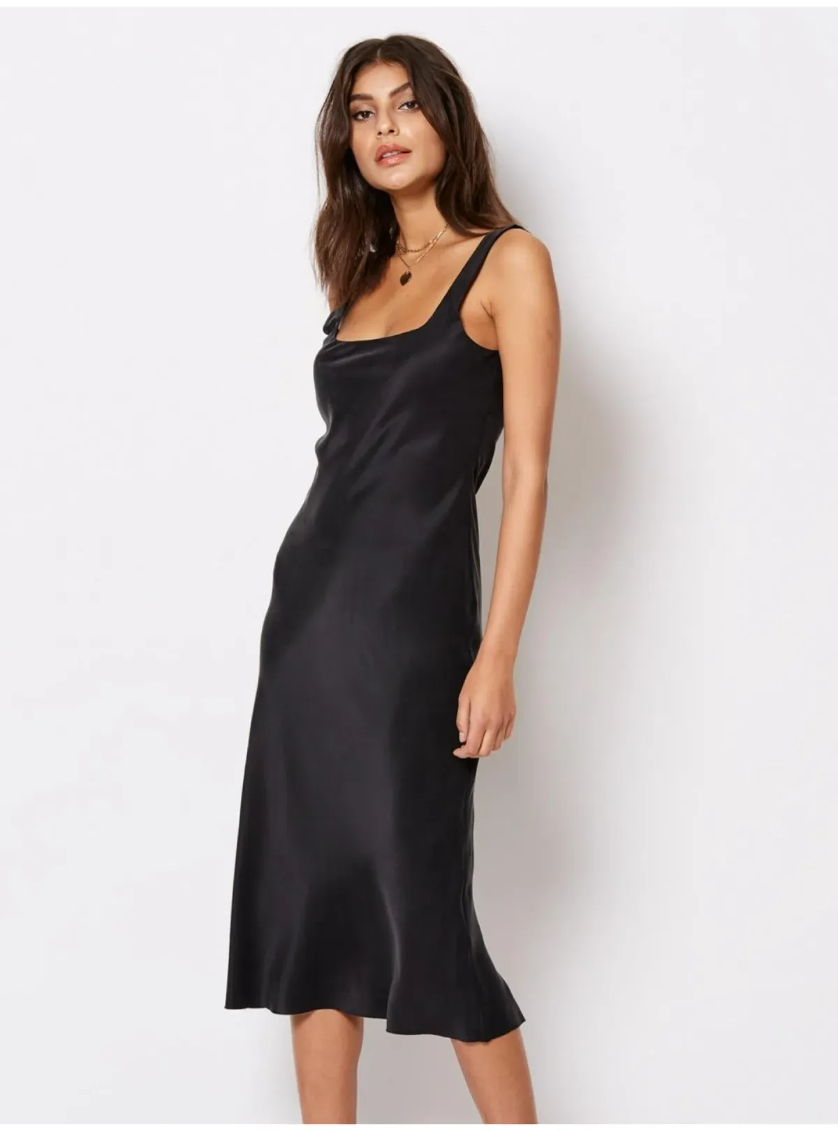 Bec & Bridge Linda Bias Midi Dress Black Size AU 10 - Image 2
