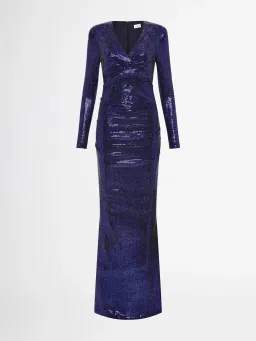 Sheike Angelica Maxi Dress Blue Size AU 6 for rent on The Volte - image 4