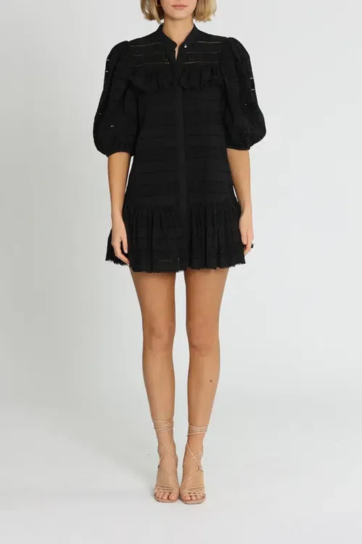 Acler Granville Dress Black Black Size AU 10 - Image 1