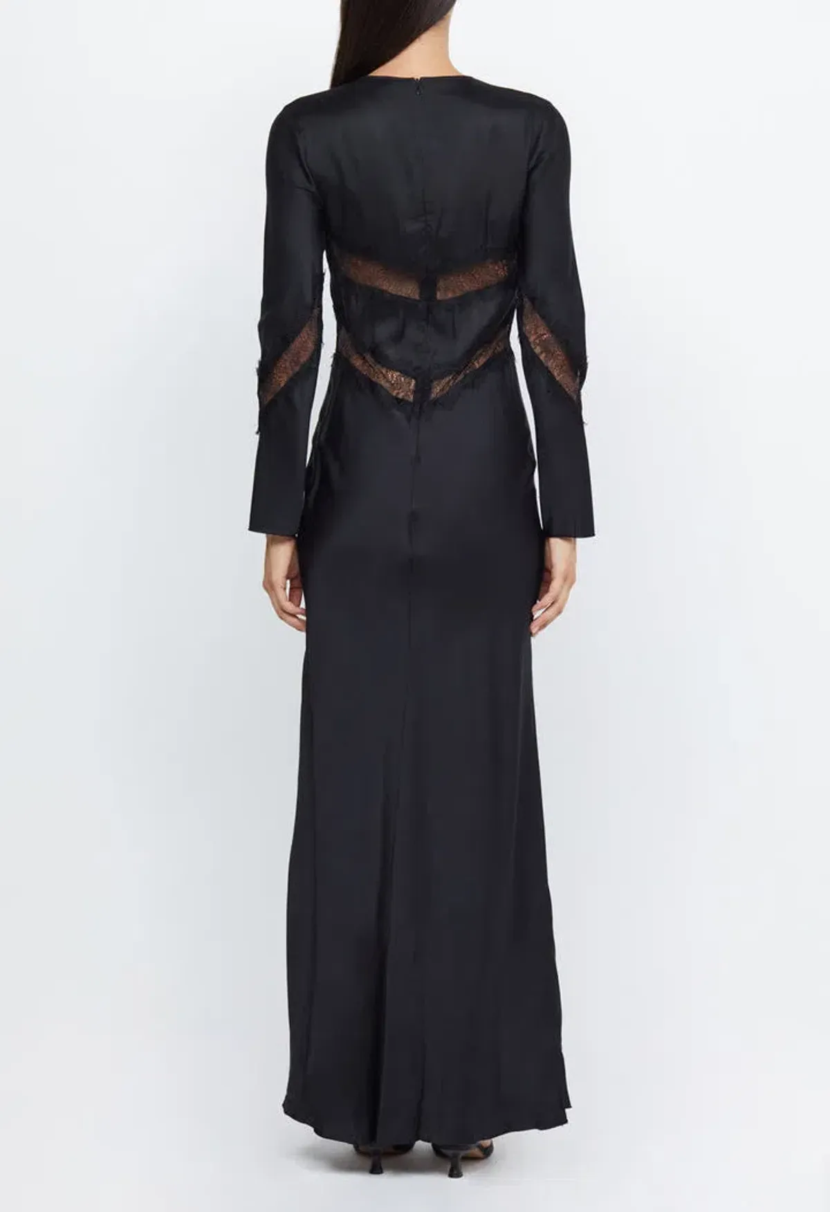 Bec & Bridge Spencer Lace Long Sleeve Maxi Dress in Black Size 6 / XS - Image 3