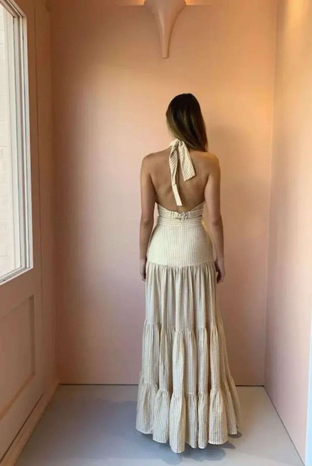 Significant Other Starship Maxi Dress Print Size 12 - Image 4