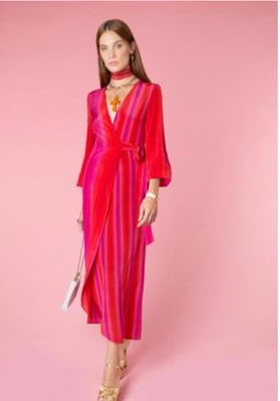 Rixo London Marni Studio Stripe Size AU 12 for rent on The Volte - image 3