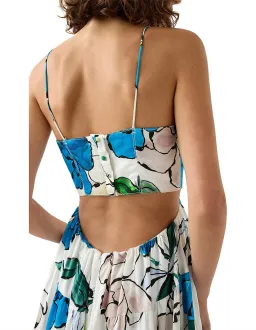 Aje Botanical Tiered Midi Dress Size 8 for rent on The Volte - image 3