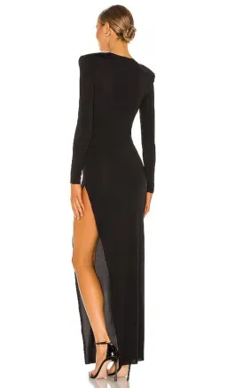 Bronx and Banco Daphne Dress Black Noir Size 6 for rent on The Volte - image 3
