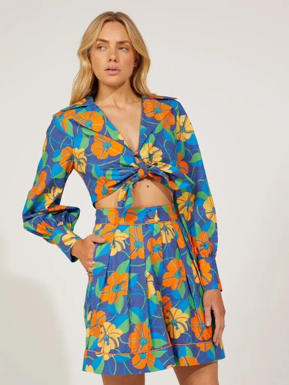 Alice McCall Giselle Top & Shorts Set Mazarine Size 6 - Image 4