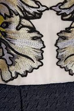 Erdem Shirlette Embroidered Organza And Matelassé Dress Size 12 for rent on The Volte - image 4