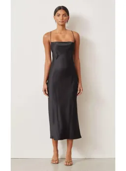 Bec & Bridge Seraphine Laced Up Dress Black Size AU 6 for rent on The Volte - image 1