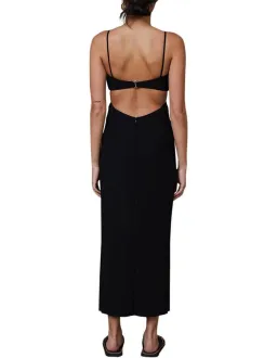 Bec & Bridge Faye Midi Dress Black Size 12  for rent on The Volte - image 3