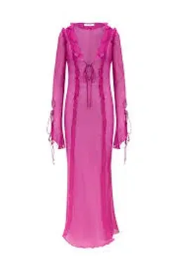 Rat & Boa Farretti Maxi Dress Pink Size M/AU 10 for rent on The Volte - image 4