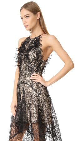 Acler Burton Lace Dress Black/Nude Size 12 for rent on The Volte - image 4
