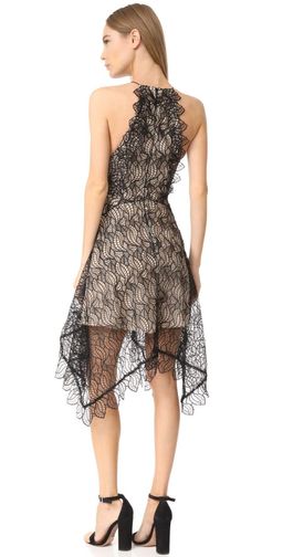 Acler Burton Lace Dress Black/Nude Size 12 for rent on The Volte - image 2