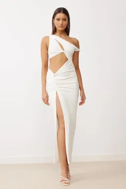 Lexi Mist Dress in White Size 8 for rent on The Volte - image 1