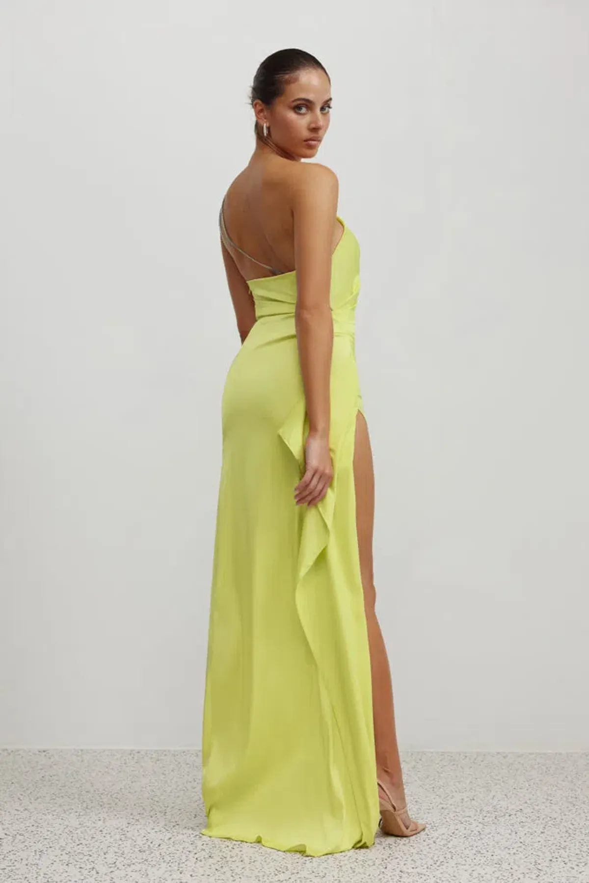 Lexi Samira Dress in Mojito Diamante Strap Size 10 - Image 3