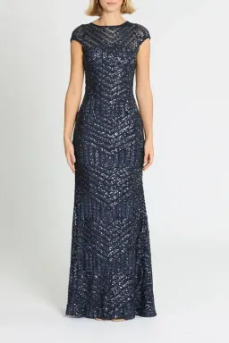L'amour Grace Gown Navy Size AU 12 for rent on The Volte - image 1