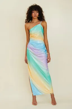Suboo Sequin Mermaid Maxi Dress Multi Size 6  for rent on The Volte - image 1