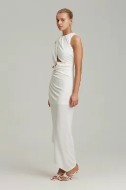 C/MEO Collective Entropy Midi Dress White Size 6 for rent on The Volte - image 5