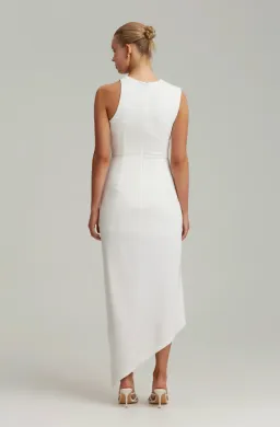 C/MEO Collective Entropy Midi Dress White Size 6 for rent on The Volte - image 6