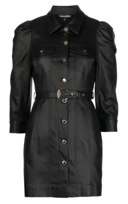 Retrofete Lema Mini Dress Coated Black Size M / AU 10 for rent on The Volte - image 4