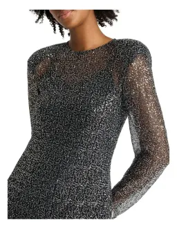 Sass & Bide Dark Nights Mini Dress Black Size M / AU 10  for rent on The Volte - image 2