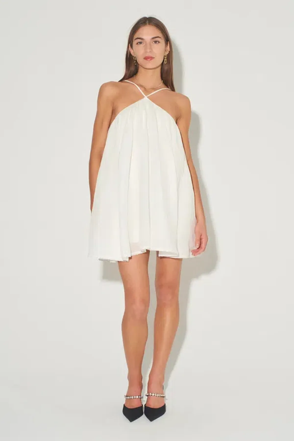 Hansen & Gretel Paolo Backless Mini Dress White Size XS / AU 6 - Image 3