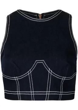 Alice McCall Crop Top and Pants Blue Size AU 10 for rent on The Volte - image 3