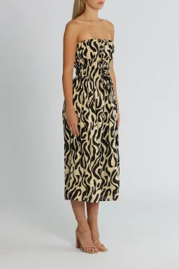 Faithful The Brand Midi Dress Print Size AU 8 for rent on The Volte - image 2