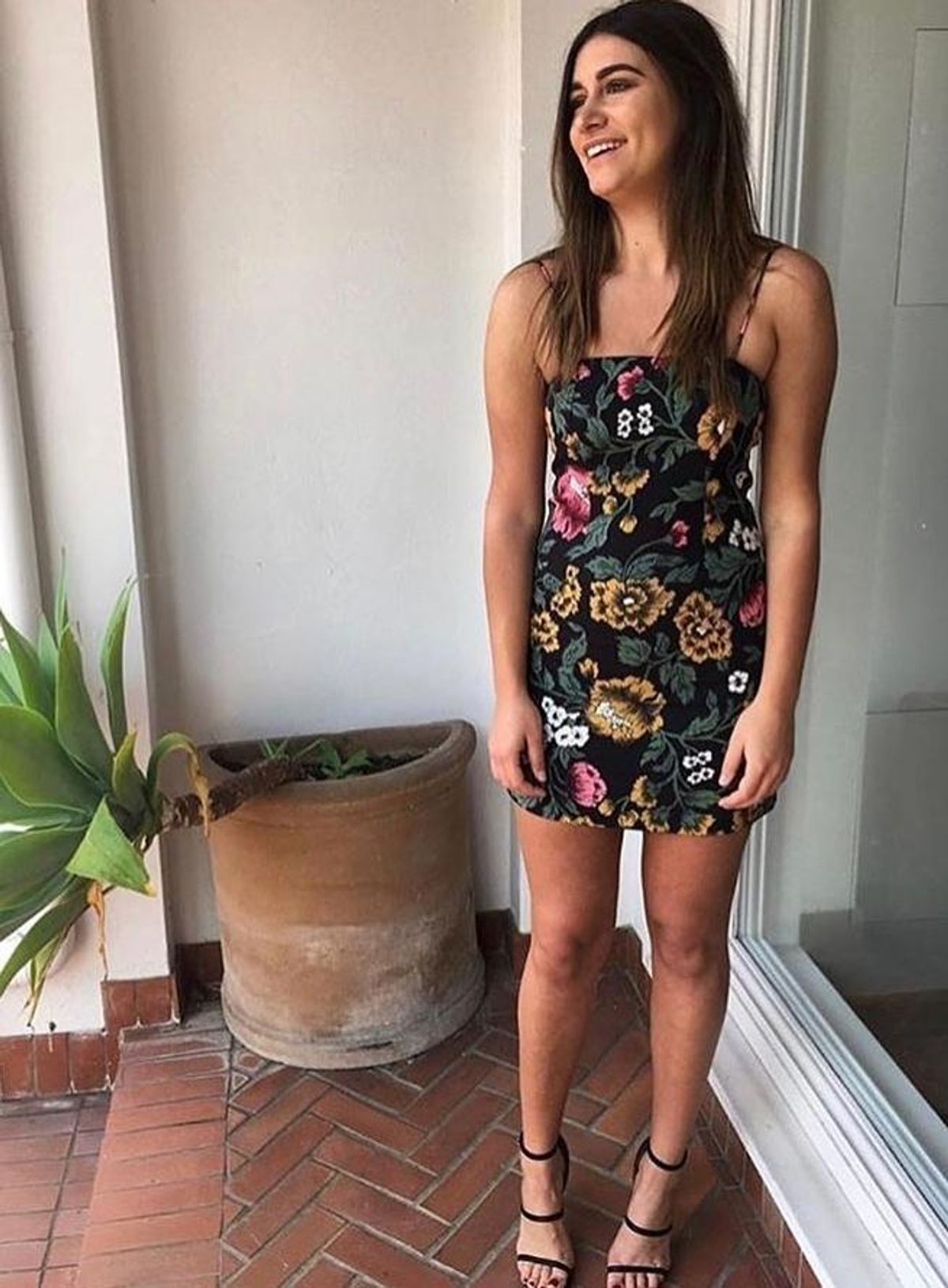 C/MEO Collective Immerse Mini Dress Floral Size 10 - Image 4