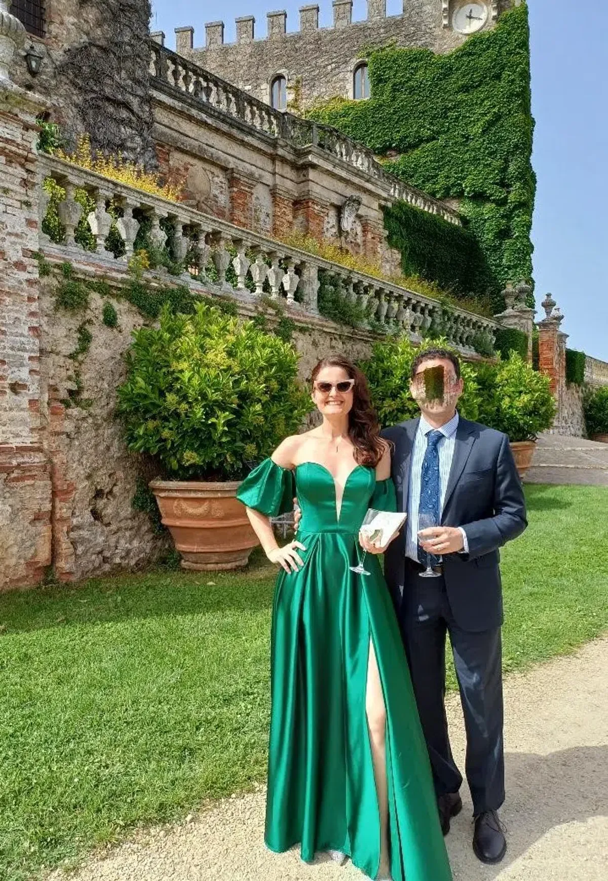 Sherri Hill 55253 Long Gown Emerald Size 10 - Image 1