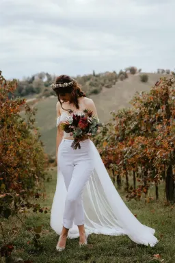 Mila Bridal Separates Ivory White Size 8 for rent on The Volte - image 1